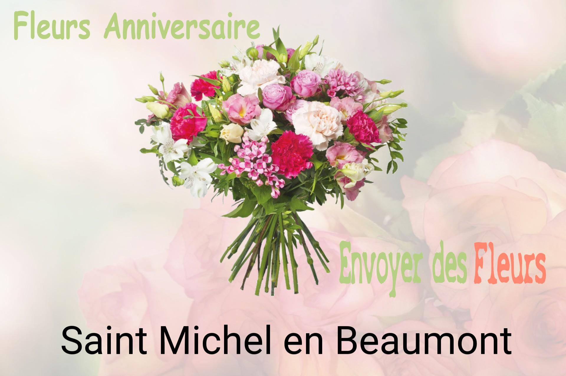 Bouquet de fleurs d’anniversaire livré à Saint-Michel-en-Beaumont